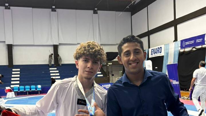 Un alumno de la Escuela Municipal de Taekwondo se coronó campeón argentino