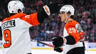 Flyers win wild one over Canadiens in shootout