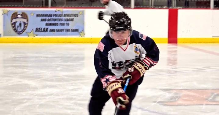 At 85, Clayton Mannausau is still playing league hockey 3 nights a week