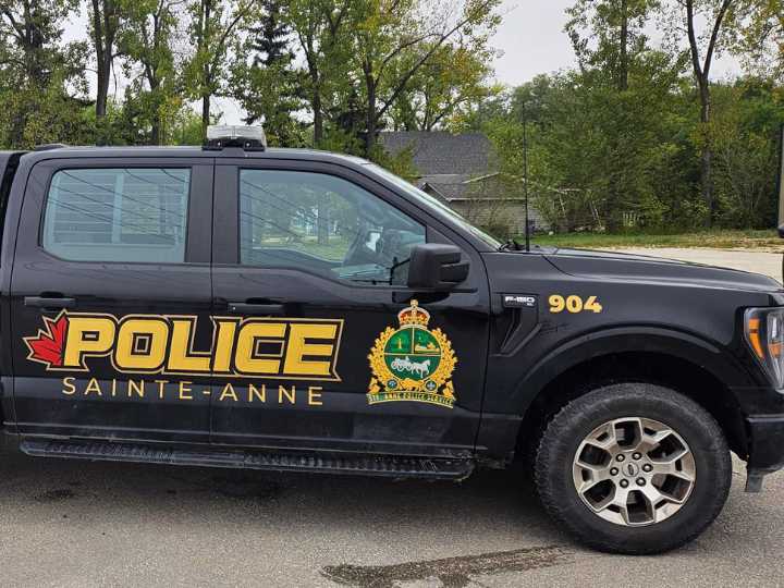 RCMP SWAT team in Ste. Anne today for training exercise with local officers