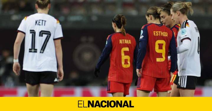 Una España irreconocible sale viva de Alemania en la ida de la final de la Women's Nations League (0