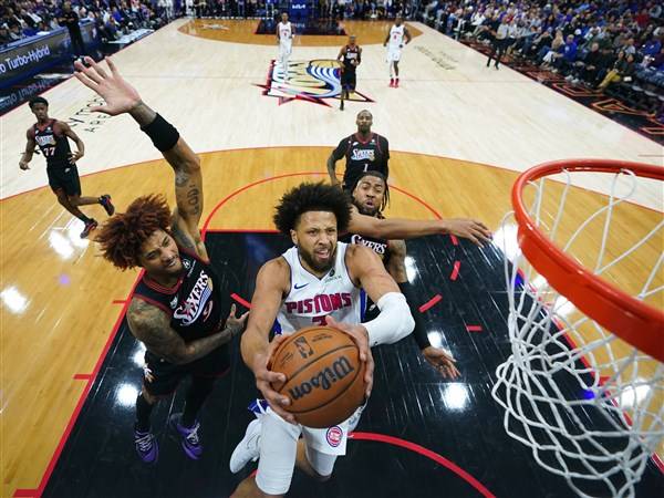 Cunningham scores 26 points to lead Pistons past 76ers 111