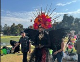 Majestuosas catrinas iluminaron el Día de Muertos en la Ex Hacienda de Chautla