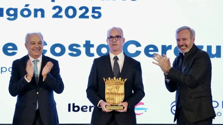 Jorge Costa recibe el Premio de Honor Empresario de Aragón