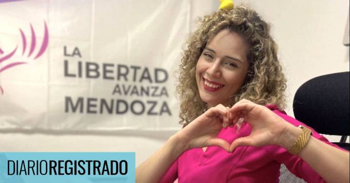 Lourdes Arrieta quiere volver a ‘Las fuerzas del cielo’ pero hasta los libertarios la bardean por un llamativo logo que está usando