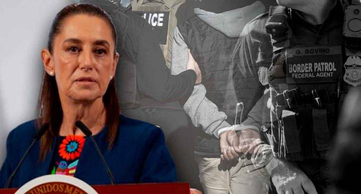 Confirma Sheinbaum detención de 5 mexicanos durante redadas realizadas este fin de semana en Carolina del Norte, EEUU