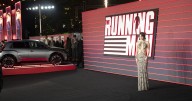 Vehicle steals spotlight at Glen Powell's The Running Man film premiere 