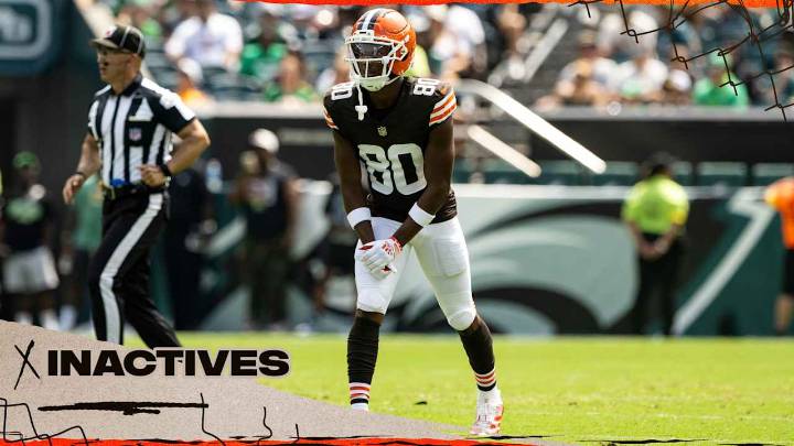 Browns announce inactives for Week 11 against the Ravens