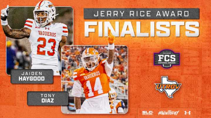 Diaz and Haygood among finalists for Jerry Rice Award