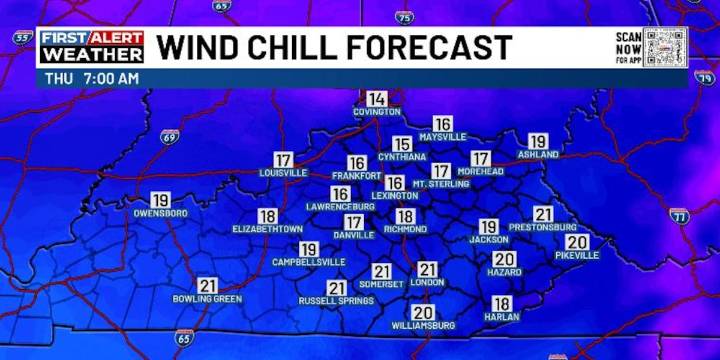 FIRST ALERT | Chris Bailey has frigid wind chills ahead of a weekend system