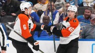 Sanheim scores in OT to rally Flyers past Blues 3