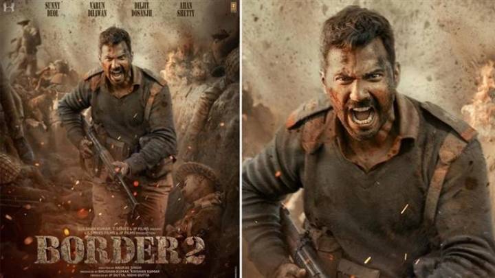 Bollywood ‘Border 2’: Varun Dhawan’s Rugged Soldier Look Promises a Powerful War Drama Ahead of 2026 Release (View Poster)
