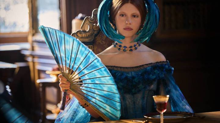 In Frankenstein, Mia Goth plays Victor's mother and his love interest. Here’s how she pulled it off.