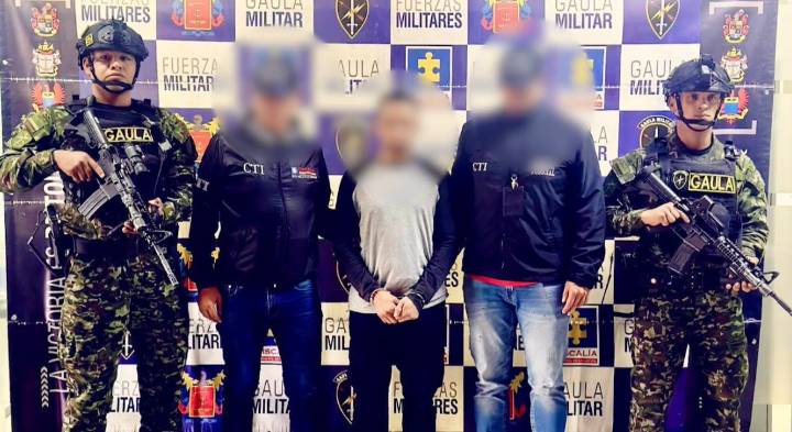Ejército Nacional y Fiscalía capturaron en Bogotá a cabecilla del GAO ELN que huía de las autoridades en Nariño