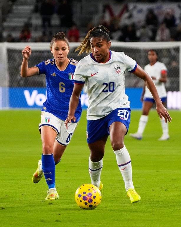 Cat Macario scores twice, US women beat Italy 3-0 in first of two friendlies – Winnipeg Free Press