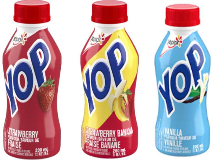 Yoplait issues recall for drinkable YOP yogurts in Canada over packaging issue