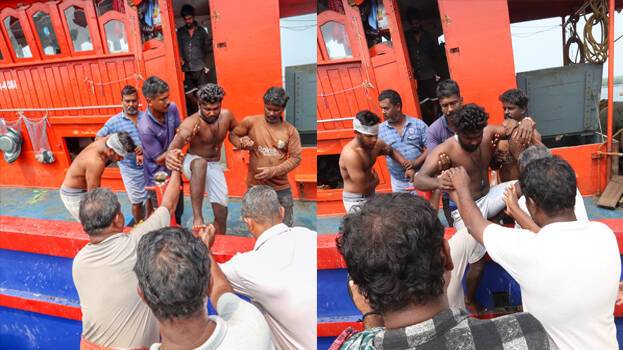 40 Tamil Nadu boats attack six boats from Kerala for fishing at 76 East; St. Paul faces massive damage