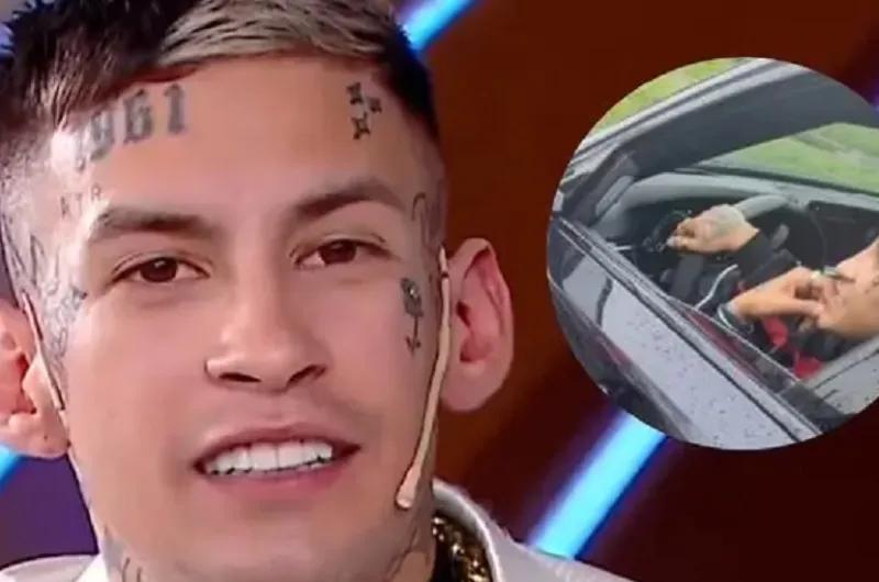 Escándalo: detuvieron a L-Gante en un control policial por conducir estando inhabilitado