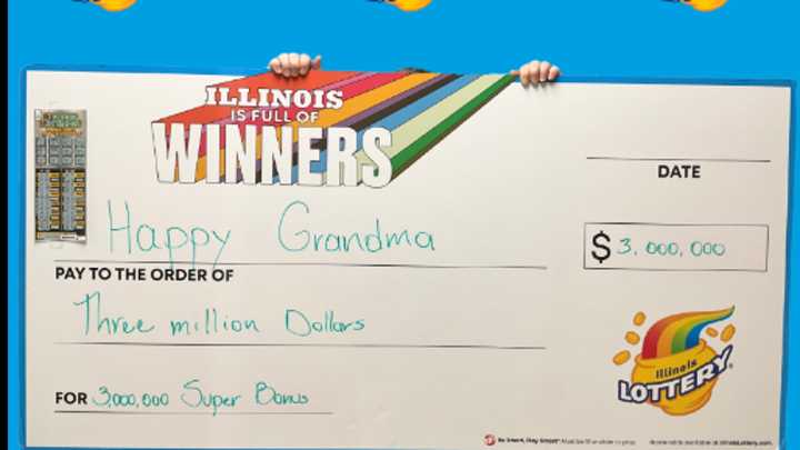 Illinois grandma’s lucky lottery ticket turns into $3 million payday
