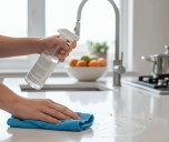 La limpieza de superficies, clave para la seguridad alimentaria en la cocina