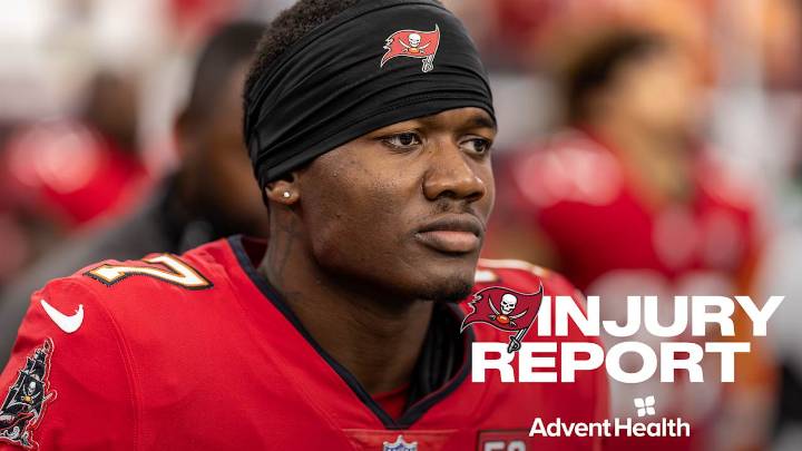 Buccaneers-Patriots Injury Report Nov.7: Irving, Godwin Jr., Reddick and Watts Ruled Out