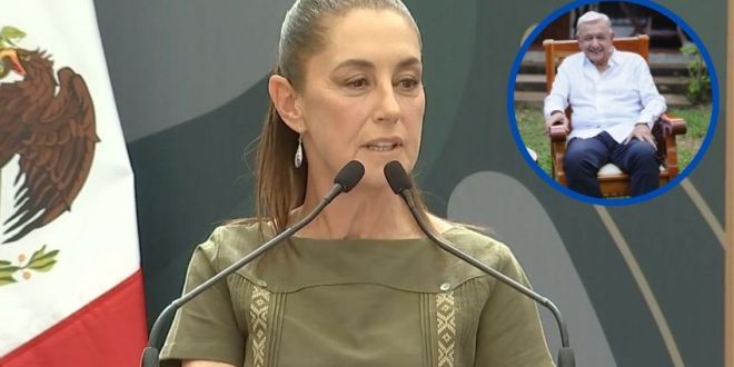 Sheinbaum agradece respaldo de AMLO