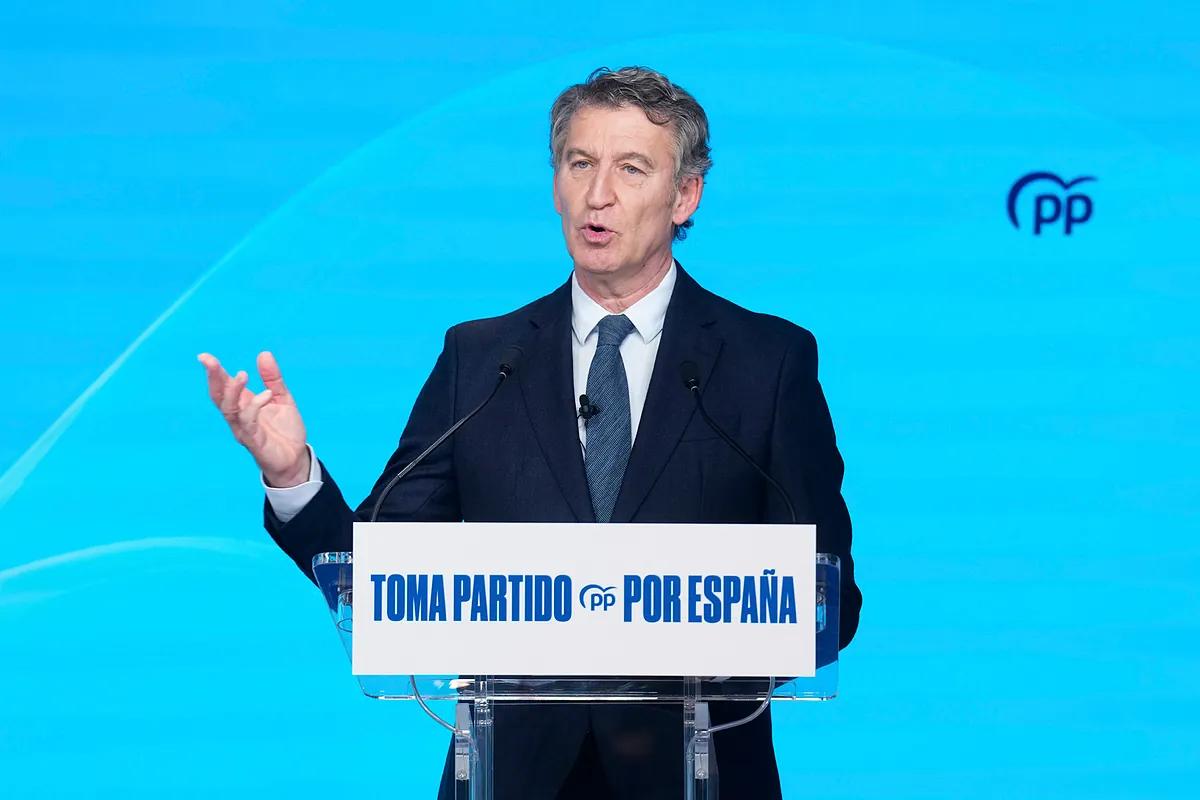 Feijóo convoca una "concentración sin siglas" el domingo contra Sánchez: "Esto no es un hecho aislado, la manzana podrida es él"