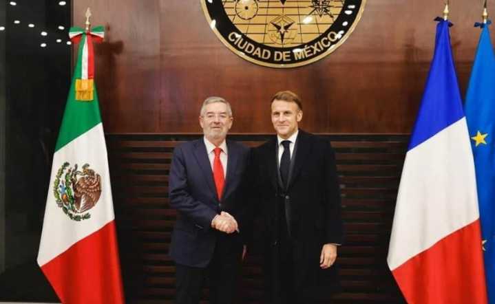 Llega el Presidente Macron a México
