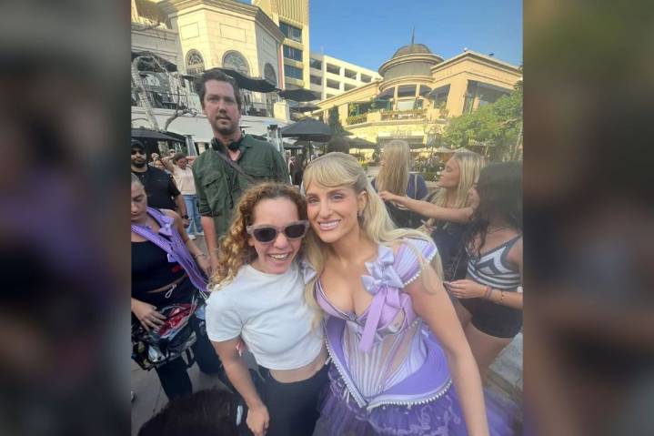 Meghan Trainor took over The Grove and Hollywood tour bus for new music video