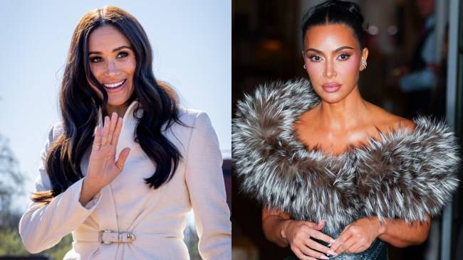 'Meghan's made another Hollywood enemy': Kim Kardashian reportedly drops Meghan Markle as a friend after 'total vibe clash' at Kris Jenner's 70th birthday party