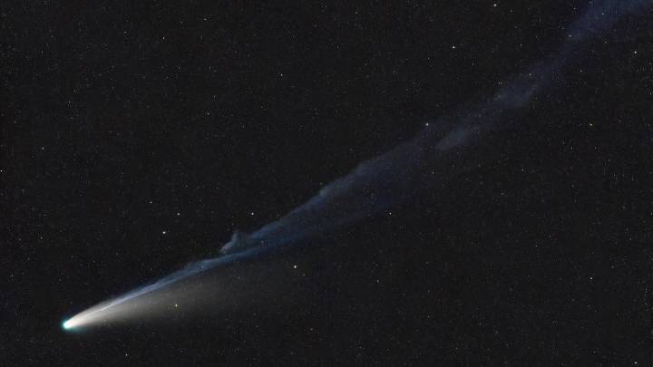 Así ha sido el paso del cometa Lemmon por Ibiza