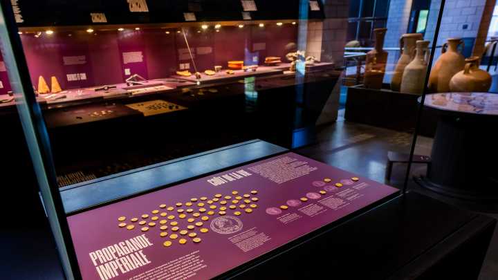 2 robbers overpower a guard and steal dozens of ancient gold coins from a Swiss museum