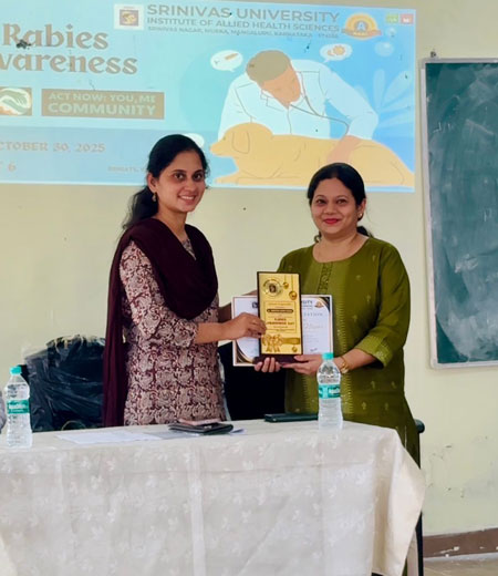 Srinivas University organizes 'Rabies Awareness Programme'