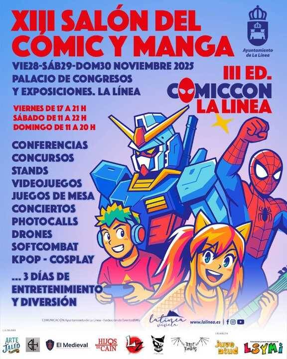 La Línea pone fecha al XIII Salón del Cómic y la III ComicCon: tres días de cultura pop