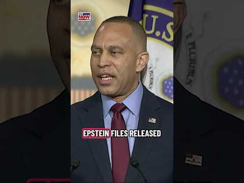 Hakeem Jeffries takes jab at President Trump over Epstein files