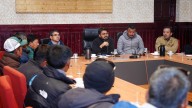 DC Leh Meets Nambardars of Kharu, Durbuk & Nyoma Sub