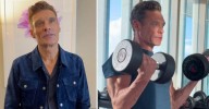 Ryan Seacrest Looks Unrecognizable Flaunting Biceps in Workout Video