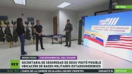 Secretaria de Seguridad de EE.UU. visitó posible ubicación de bases militares estadounidenses en Ecuador