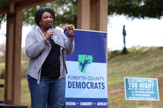 Why Stacey Abrams rallied Forsyth County Democrats ahead of Election Day