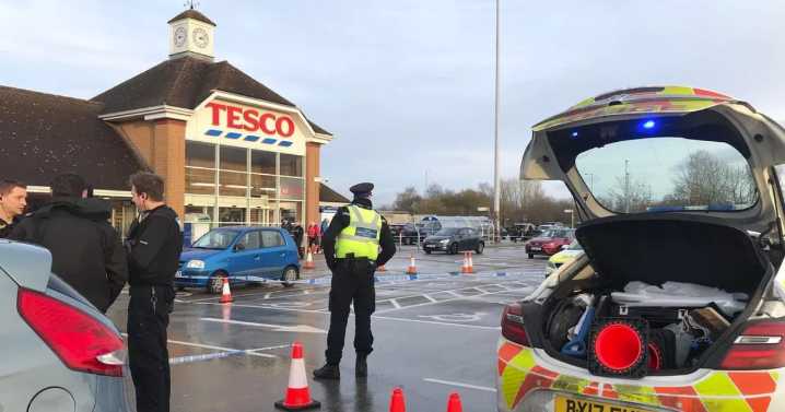Man slashed in vicious row in Tesco car park in front of horrified shoppers
