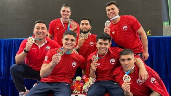 Chile logra inédita medalla de oro por equipos en el Sudamericano de gimnasia artística