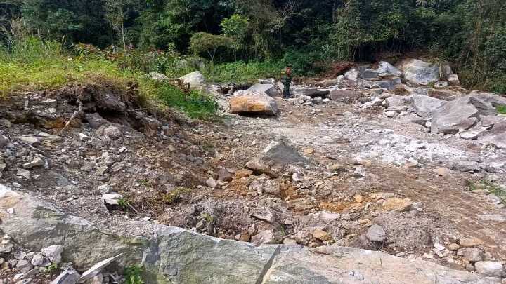Autoridades de Cundinamarca detienen extracción ilegal de materiales y capturan a implicados en Silvania