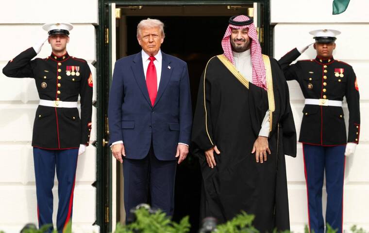 Trump hosts Saudi crown prince for pomp