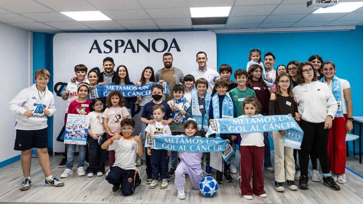 El valor de un gesto: los veteranos del Real Zaragoza regalan ilusión en Aspanoa
