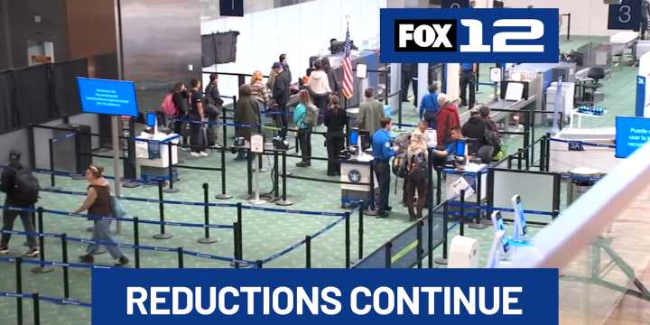 ‘It’s stressful’: Day 4 of flight reductions at PDX