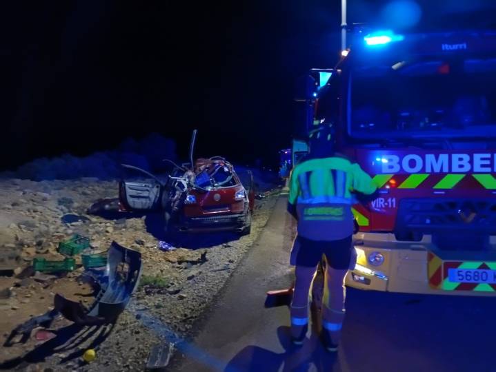 Dos heridos en un accidente entre Nogueruelas y Linares de Mora