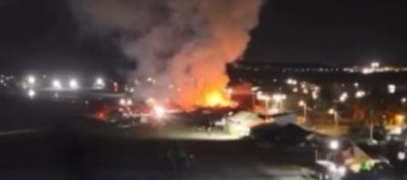 Incendio en seis kioscos de tres restaurantes en Cartagena causó pánico