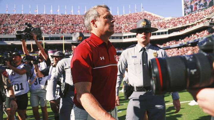 Texas A&M State trooper who made contact with SC players relieved of game