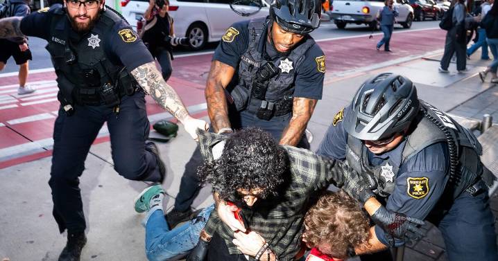 Justice Department to investigate UC Berkeley after protestors clash outside Turning Point USA campus event