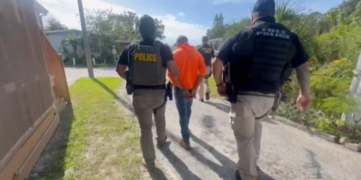 ICE arrests over 200 people in 10-day Florida operation targeting convicted criminals